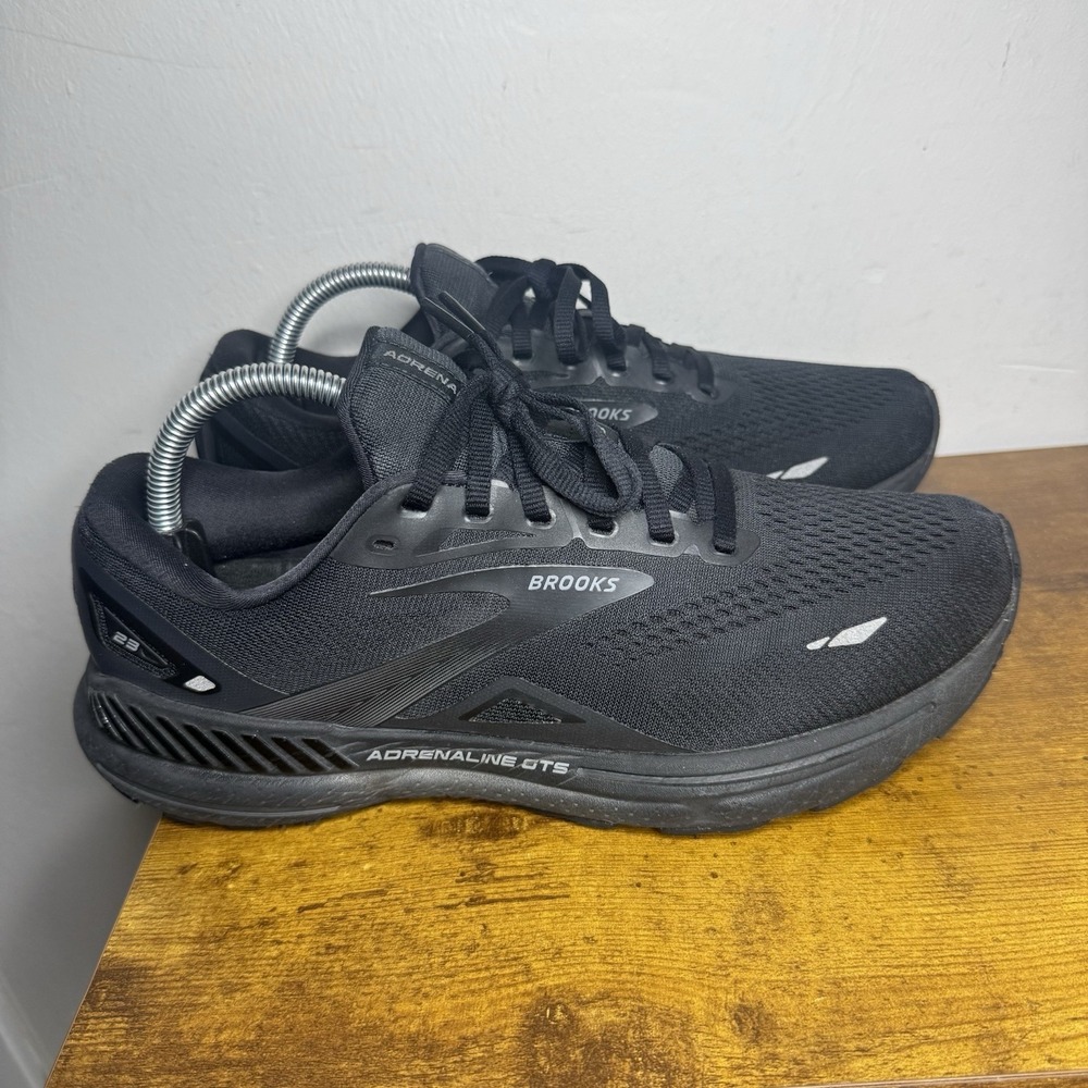 Brooks Adrenaline GTS 23 Running Shoes Men's Size 9 D Black